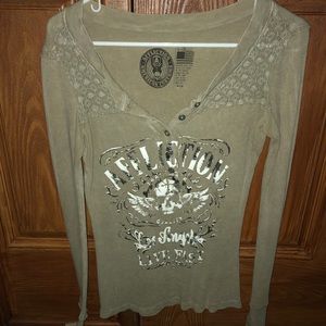 Affliction long sleeve thermal